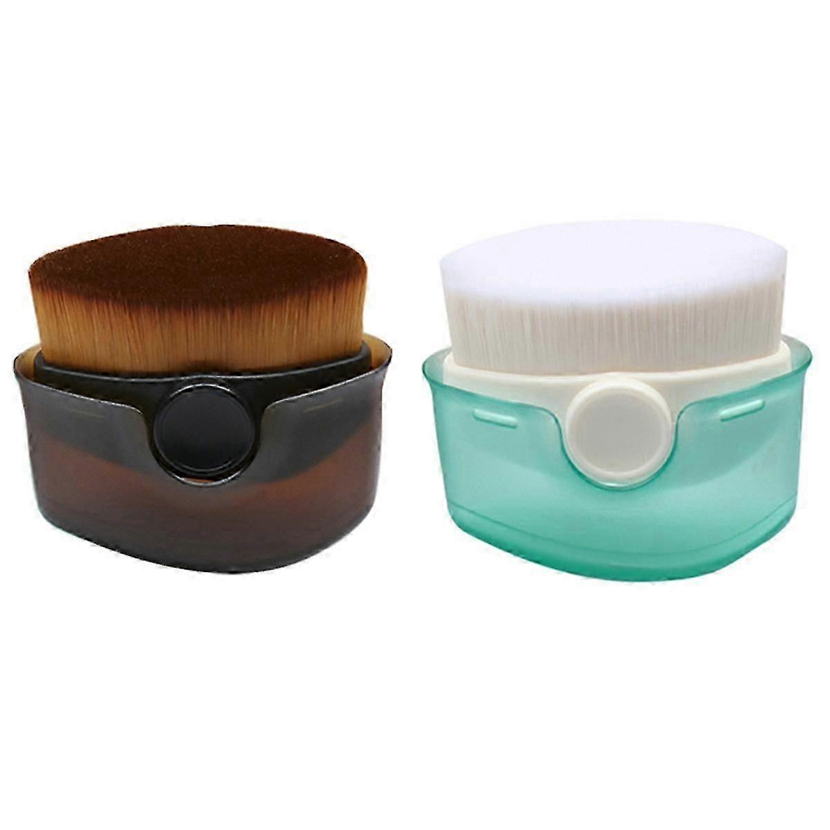Sunscreen Applicator for Kids, Sunscreen Brush Set with Protective Cap, Sunscreen Lotion Applicator
