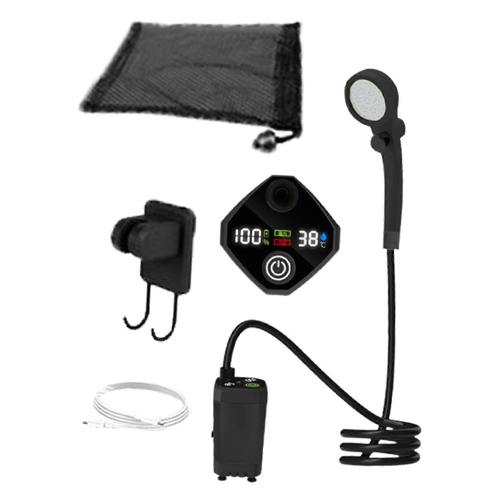 Portable Shower Accessories Digital Display Convenient Versatile Camping Shower