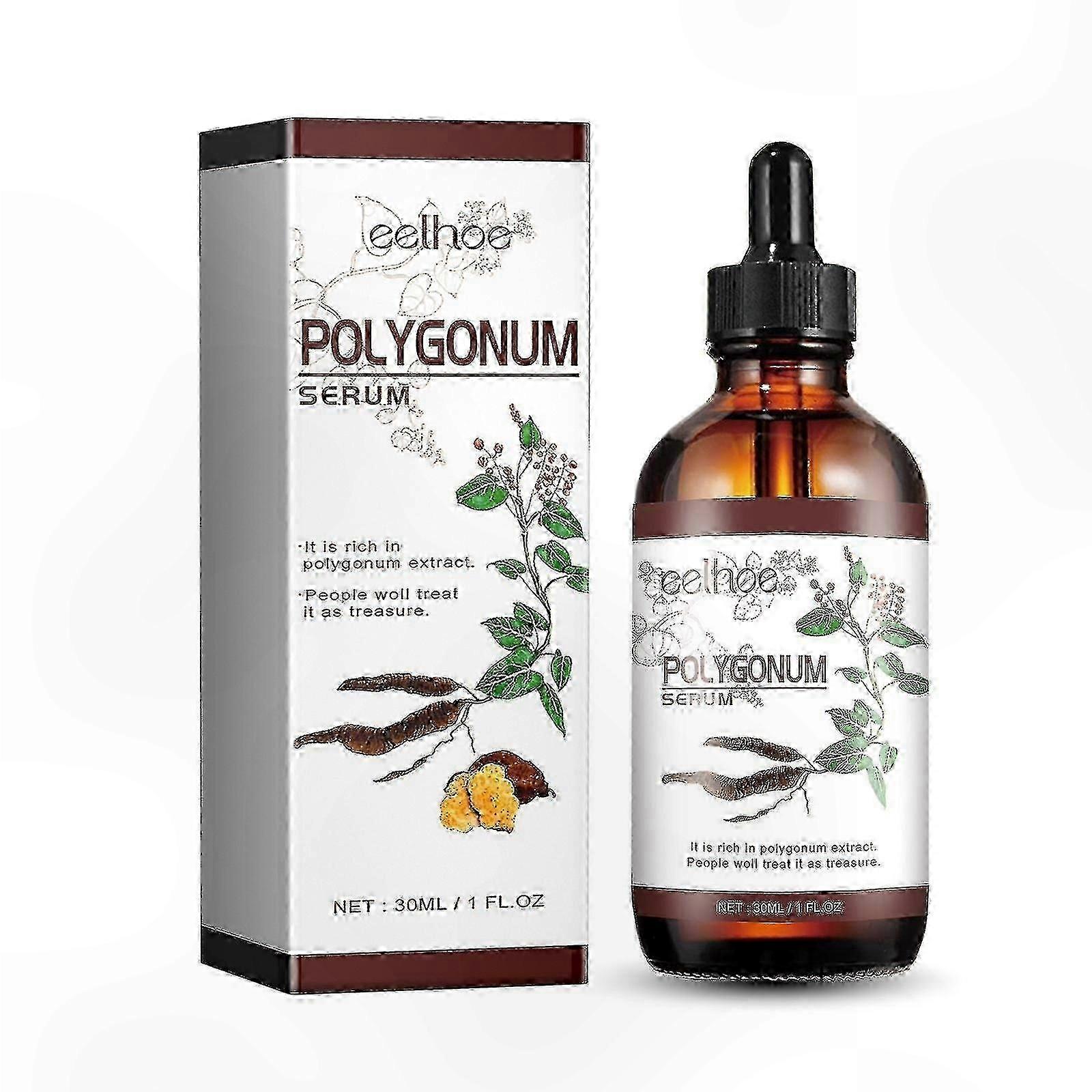 Herbal Hair Care Kit with Polygonum Multiflorum for Root Strengthening and Hydrating Cleansing