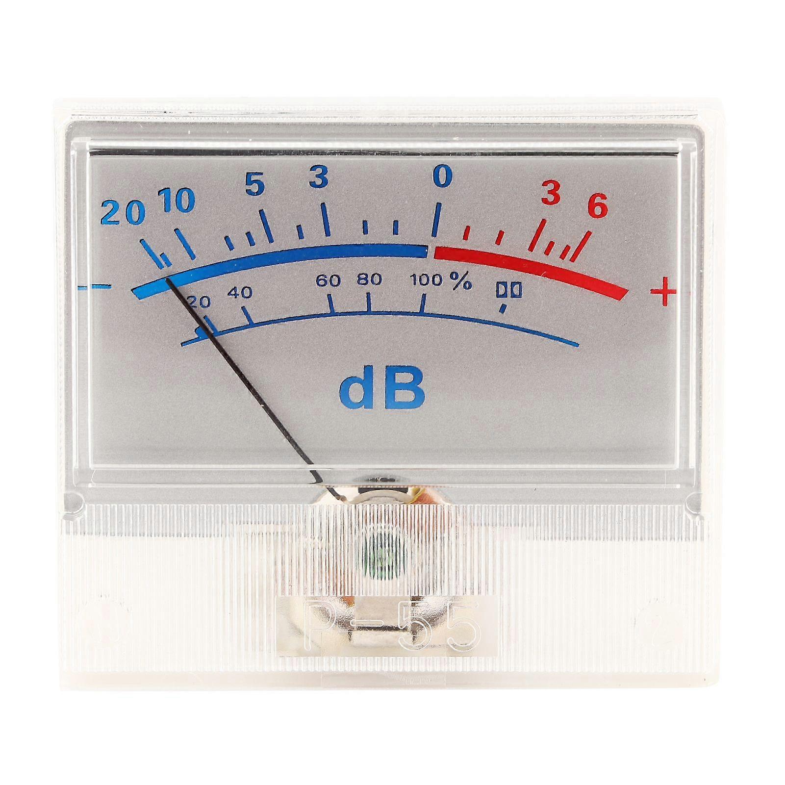P558688 High Accuracy VU Meter Header 20 +6db Power Amplifier DB Meter with Pointer Dial