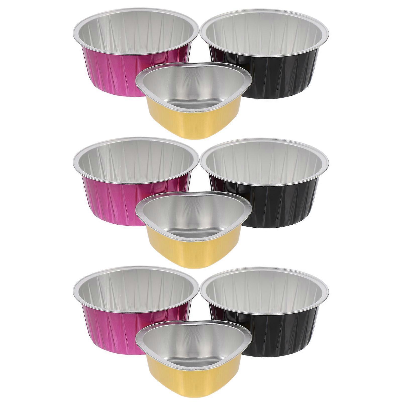 Wax Melting Pot Kit Creative Wax Heater Accessory Round Shape 6Pcs