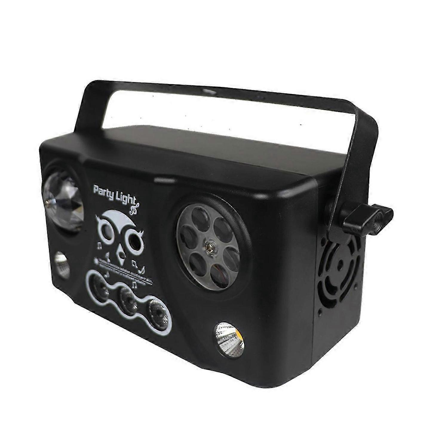 Stage Disco 5 in1 Effect Lamp Magic Ball Laser Dyeing Pattern Strobe