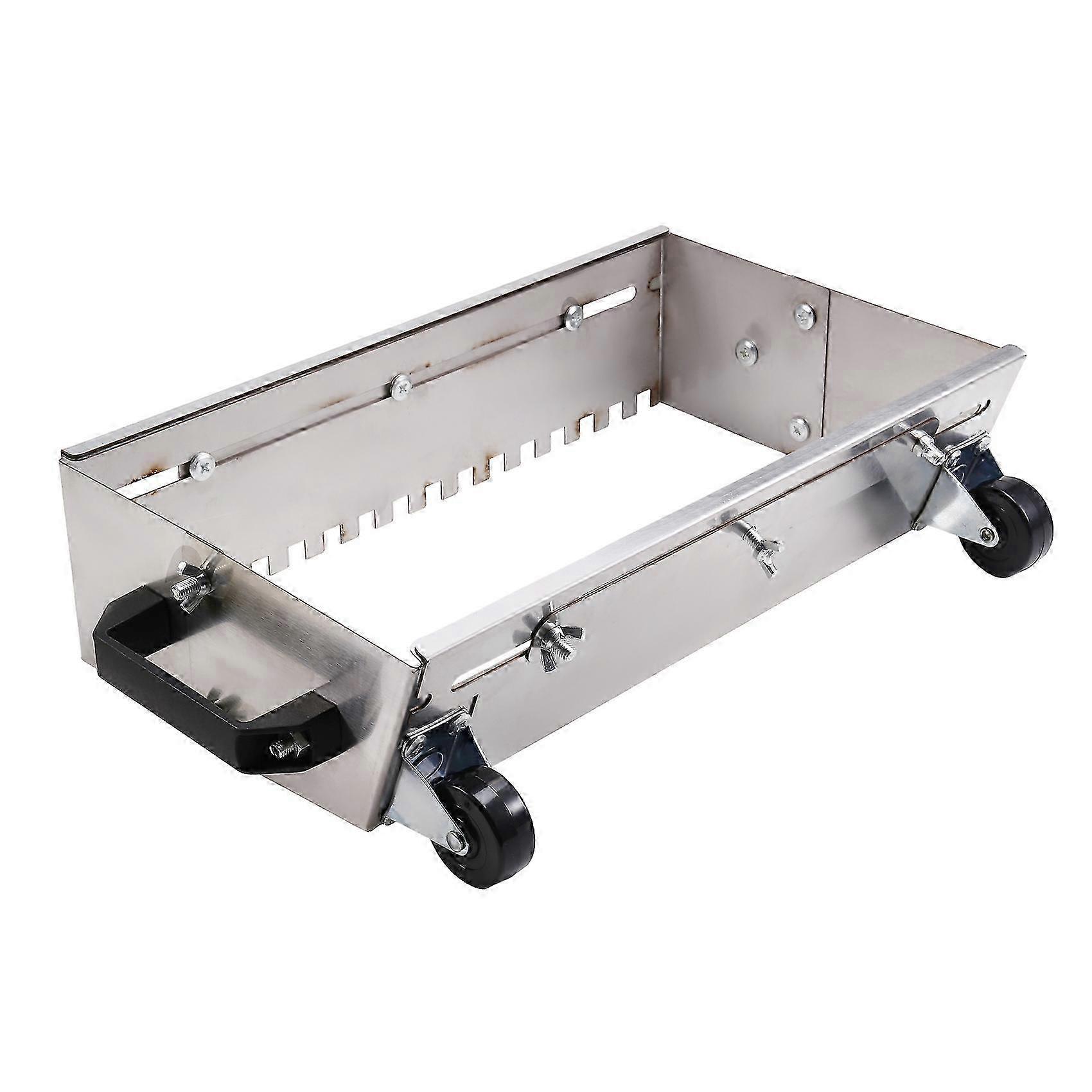 Adjustable Mud Smearing Comb, Metal Durable Structure, Tile Adhesive Application Tool