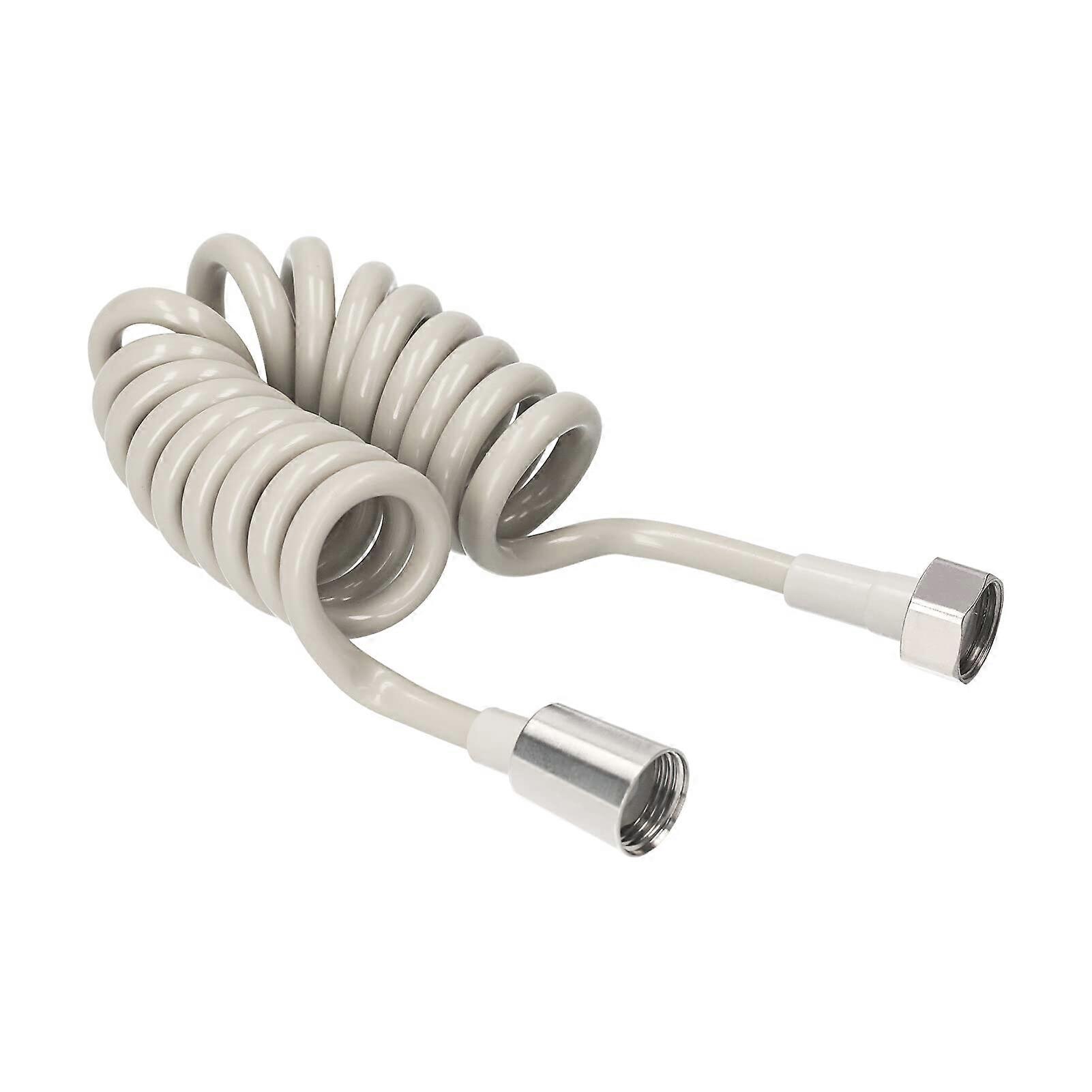Telescopic Shower Hose 1.5m PVC Flexible Spring For Toilet Bidet Sprayer, Compatible With Handheld Showerhead