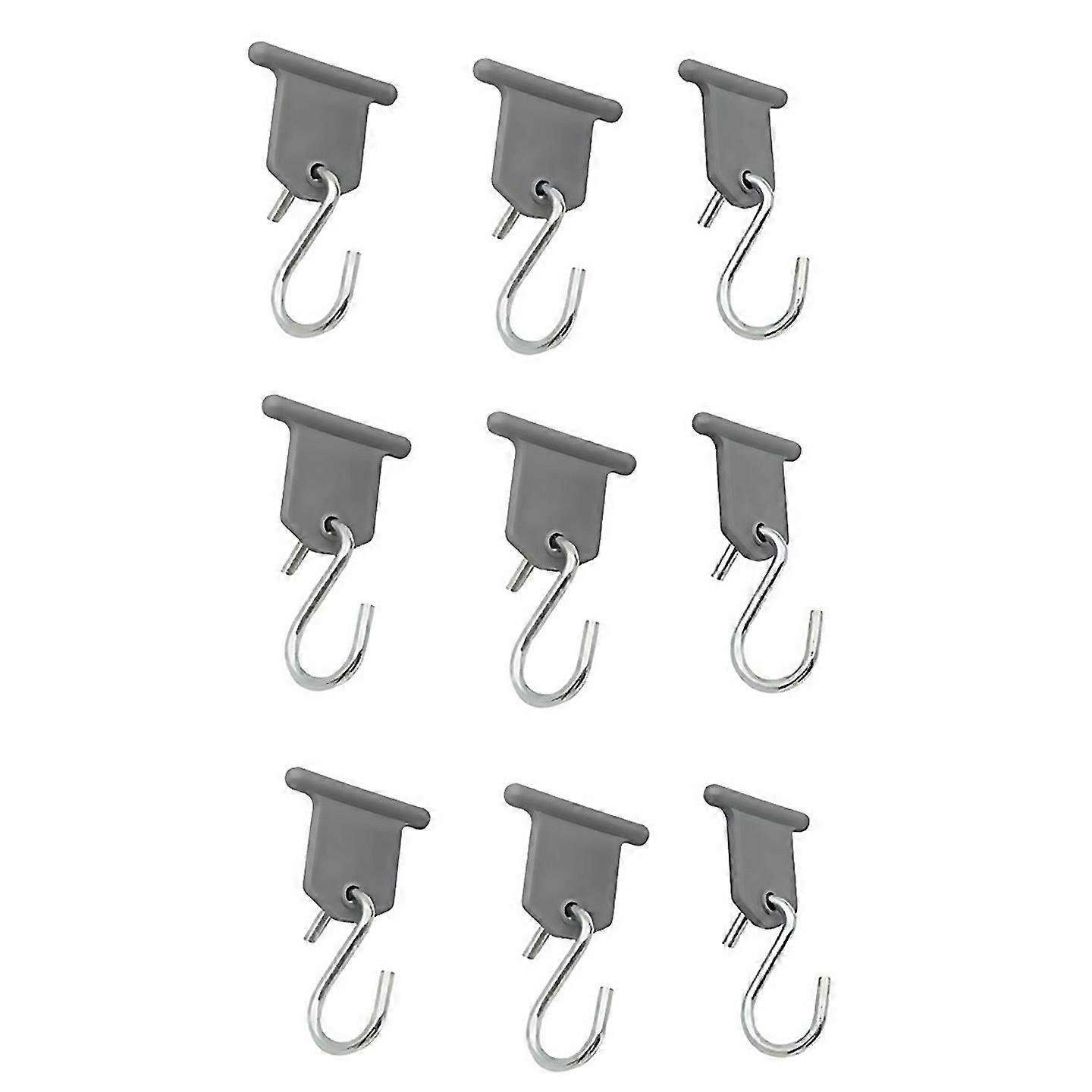 For 9pcs Sshape Camping Awning Hooks Clips Racks For Rvs Caravan