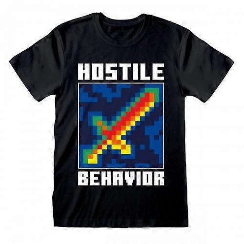Minecraft Unisex Adult Hostile Behaviour T-Shirt