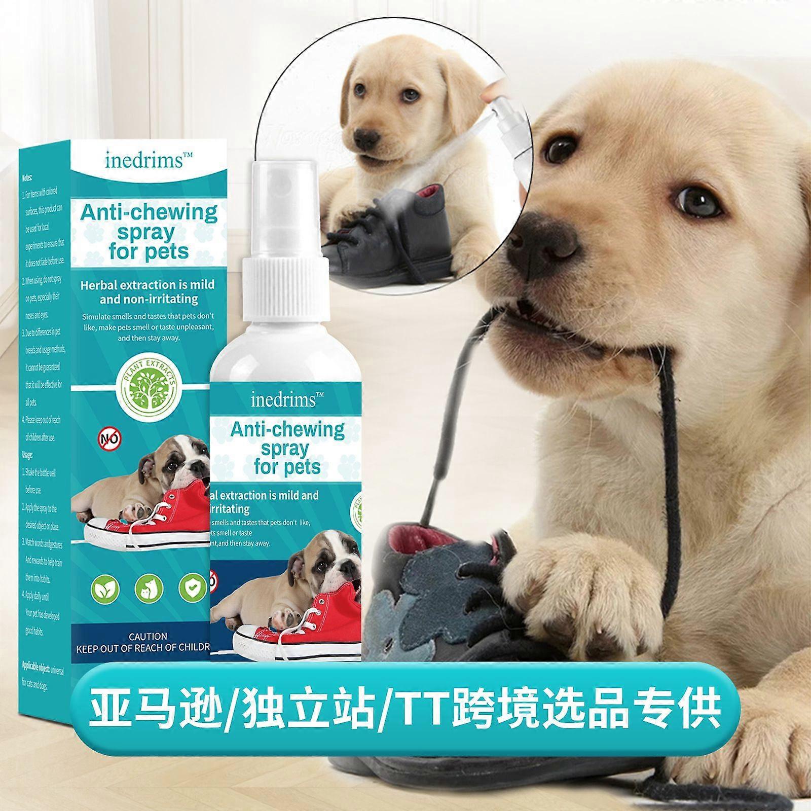 No Chew Spray for Dogs 100ML, Bitter Apple Spray for Dogs to Stop Chewing. Dog Training Aids to Prevent Dogs from Biting. Furniture, Plant and Pet