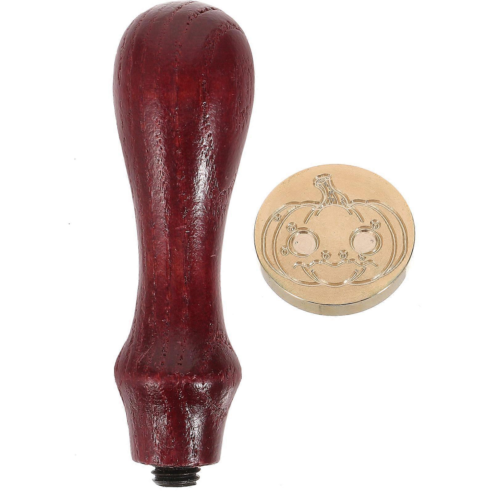 Wax Seal Stamp with Wood Handle Envelope Sealing Stamp Wax Seal Stamp with Copper End