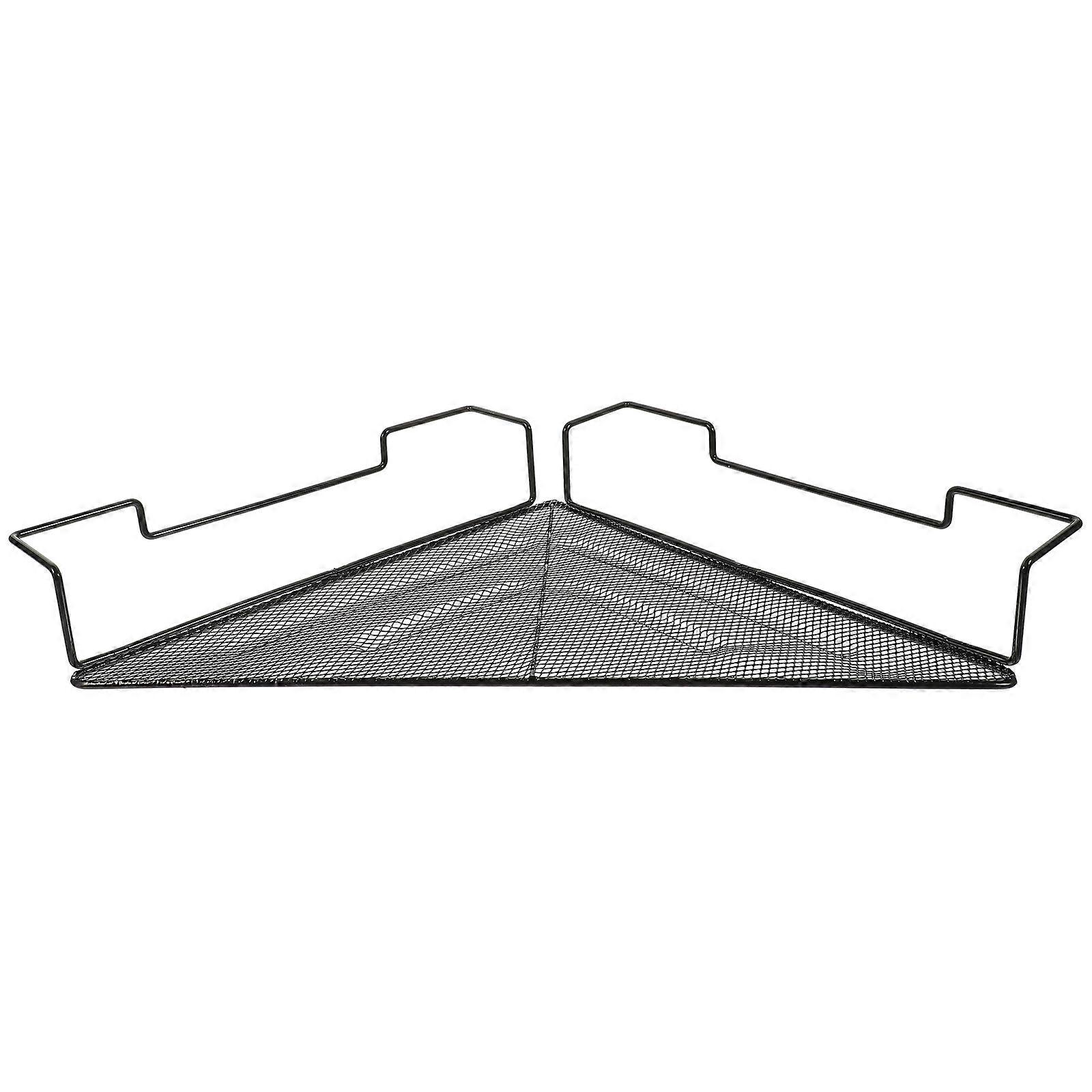 Flower Pot Corner Shelf Iron Stand for Storage Use 3Pcs Organizer