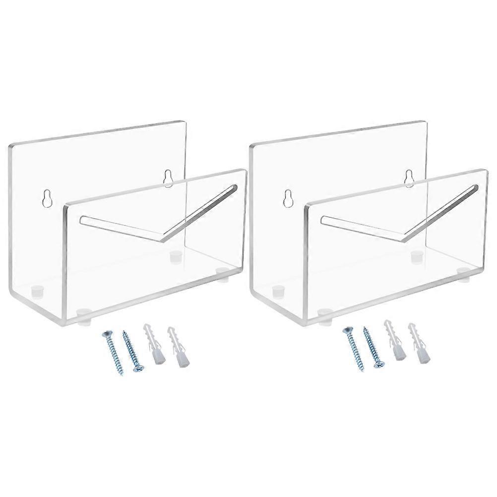 Transparent Acrylic Mail Holder Letter Holder for Desk Use 6Pcs Set