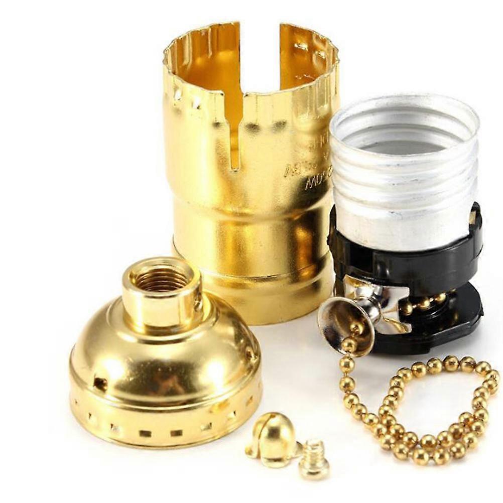 Lamp Base Vintage Lamp Socket Replacement Durable Light Holder For Diy Projects 2Pcs