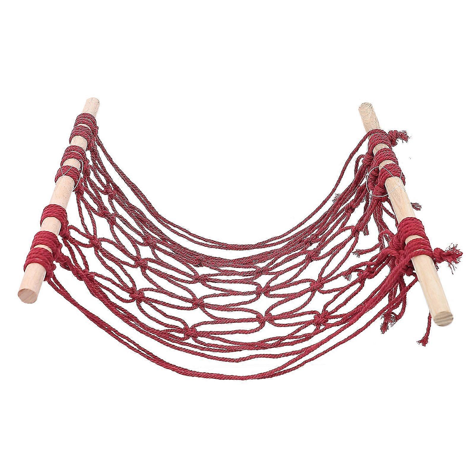 Hanging Fruit Hammock Kitchen Storage Organizer for 2Pcs Cotton Rope