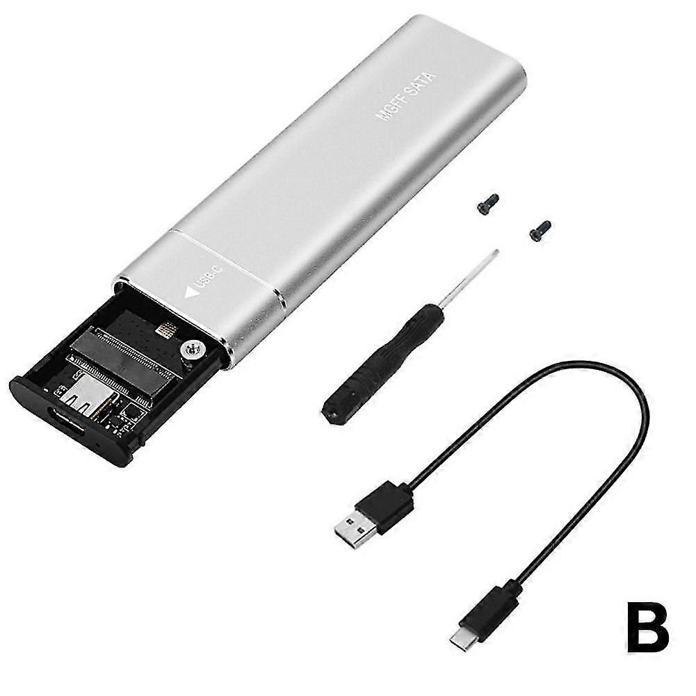 Dual Protocol M2 SSD Case M.2 NVMe SATA SSD Enclosure Adapters 10Gbps USB 3.1