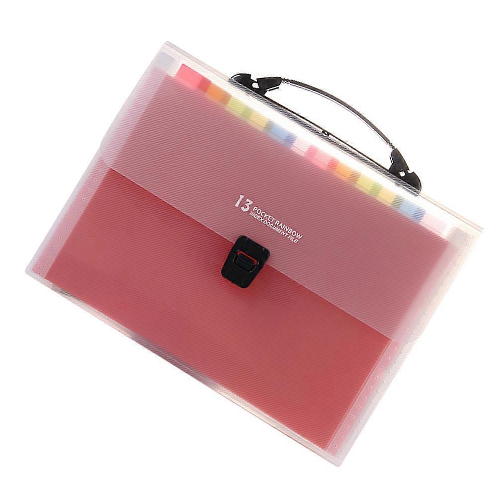 Accordion File Folder Portable Paper Organizer for Filing 2Pcs