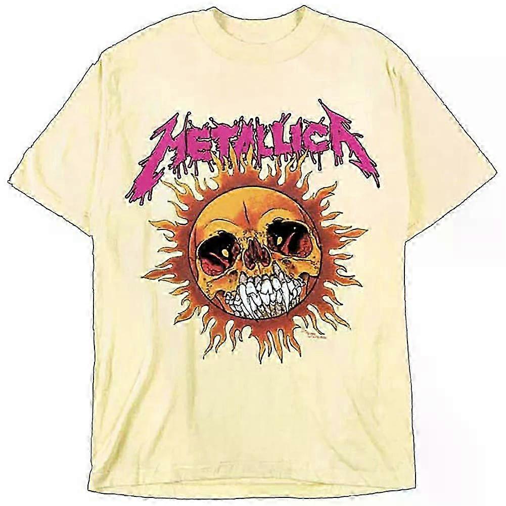 Fire Sun vaaleankeltainen T-paita Classic Rockinstone