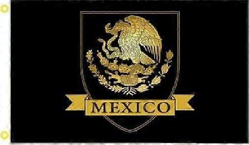 MEXICO MEXICANSK ARV SORT TAKTISK SORT GULDFLAG XM 070