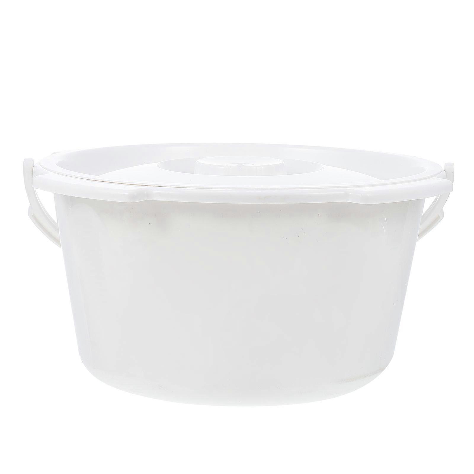 Portable Urinal Pot White Elder Chamber Pot for Home Use