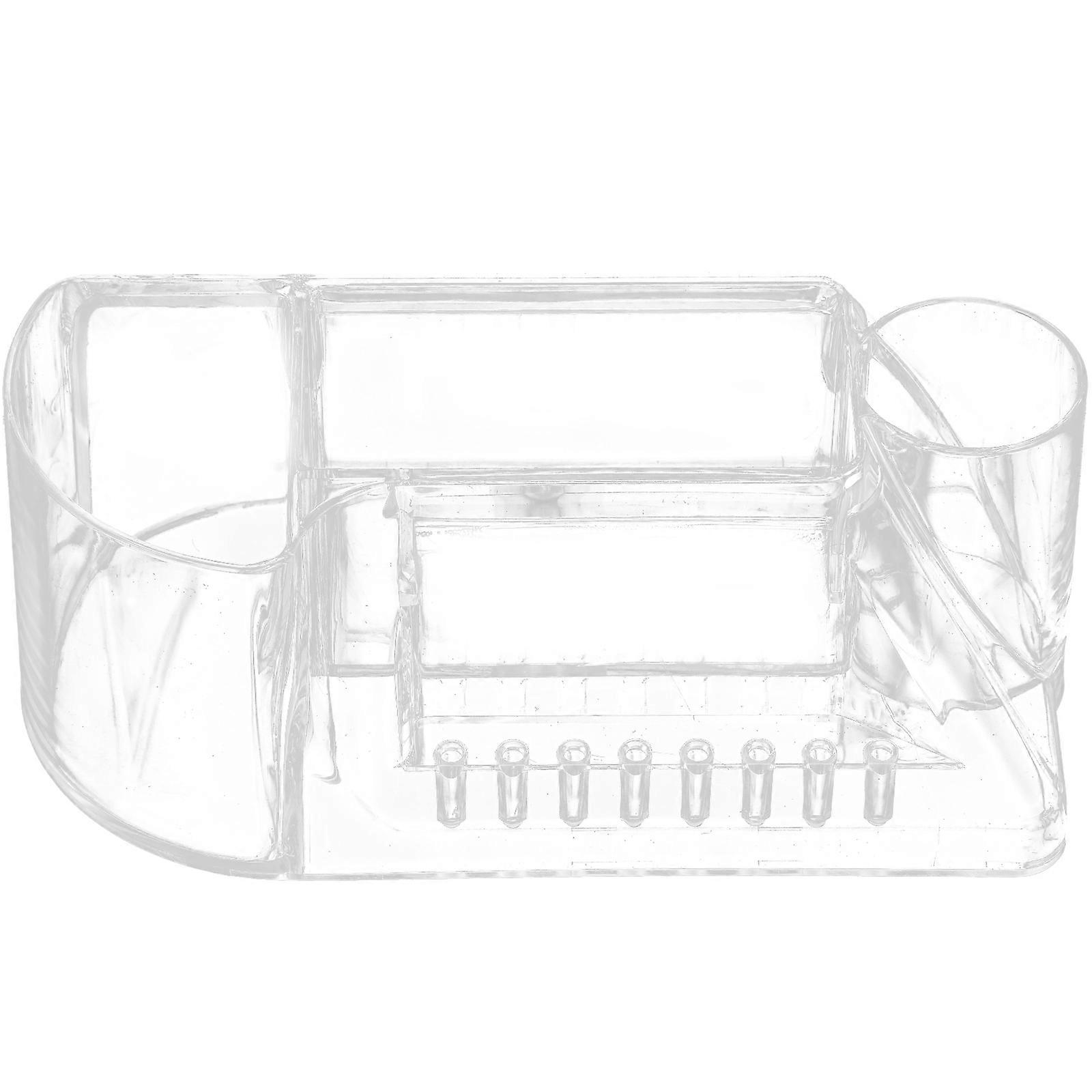 Nail Drill Bit Holder Organizer for Storing 5Pcs Nail Grinding Storage Box