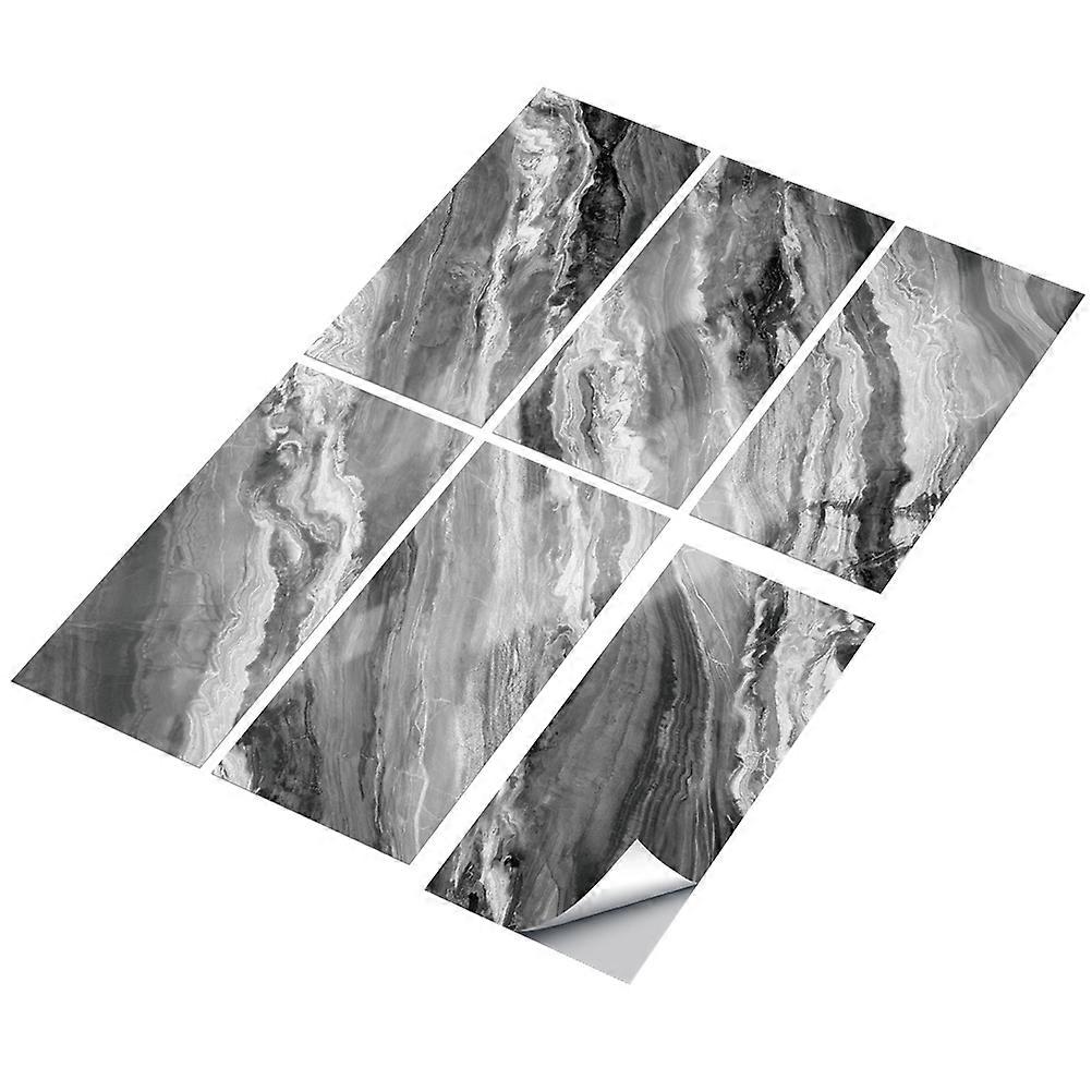 Marble Tile Stickers for Decoration PVC Material 24Pcs Set