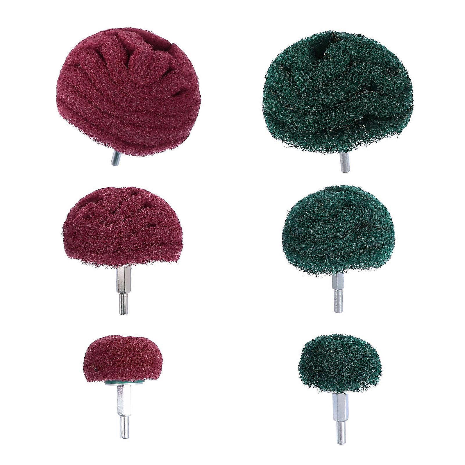 Sanding Head 12Pcs Buffing Wheels For Rotary Tool Metal And Non-metallic Materials Wear Resistant