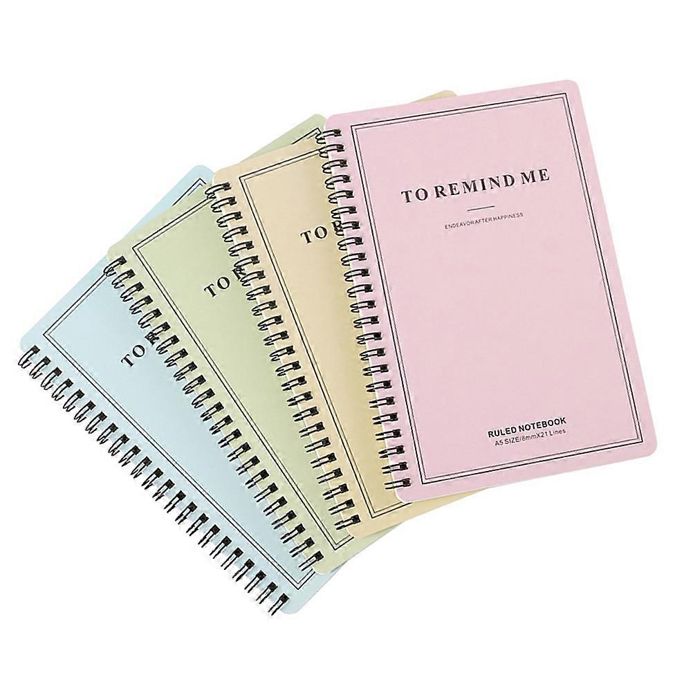 8 Pcs Side-Spiral Notebooks Practical Simple Cover Notepad For School Activities And Travel Ideal For Students And Their Diary Journals