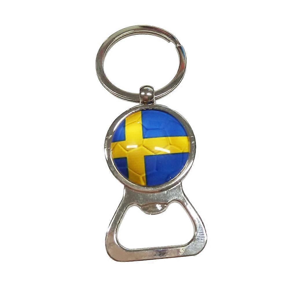 Flag Bottle Opener 3Pcs Key Chain Ring for Easy Bottle Opening