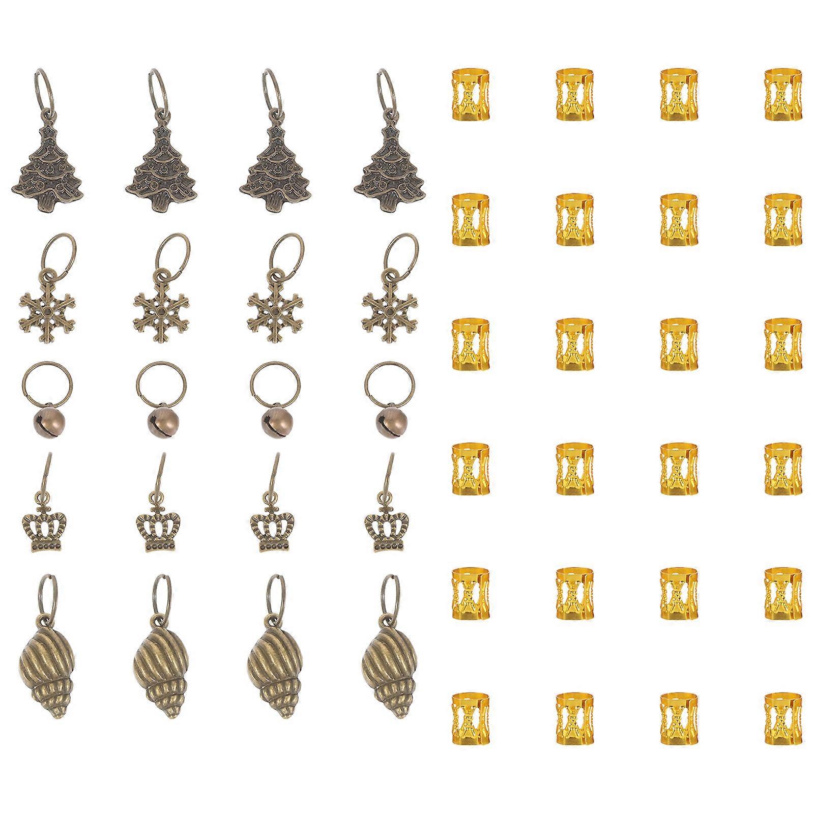 Braiding Supplies Hair Cuffs For Dreadlocks 3 Sets Assorted Accessories