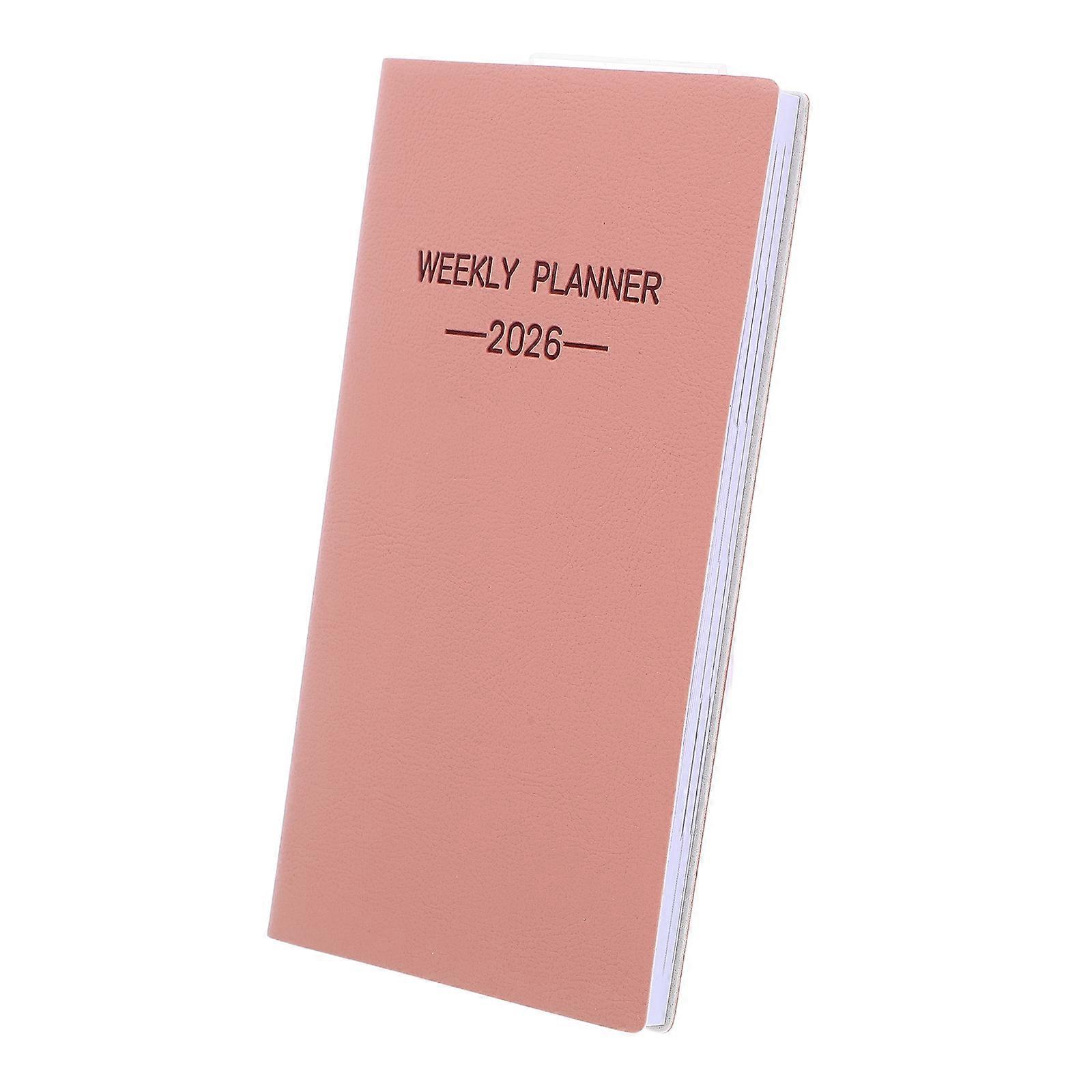 Compact Weekly Planner Notepad for Travel 3Pcs A6 Weekly Calendar Planner