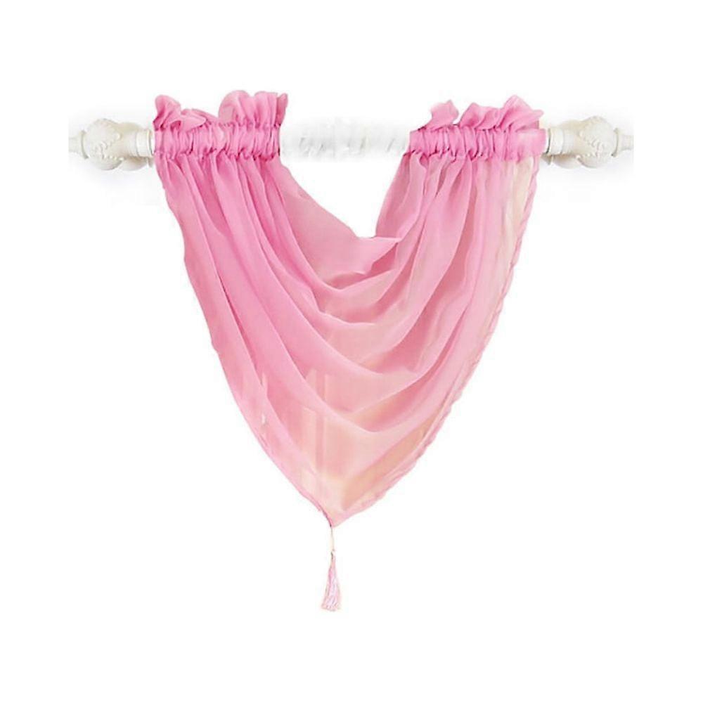 WRXMIJNHGSA Voile Curtain Swags All Colours Pelmet Valance Net Curtains Voile Swag