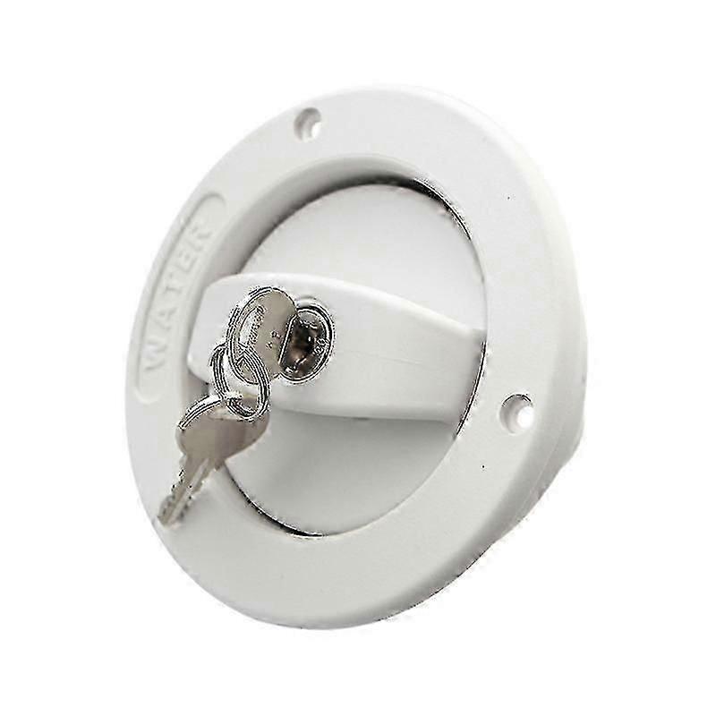 RV Caravan Water Inlet with Lock Key - Modified Tank Inlet Hatch for Trailers