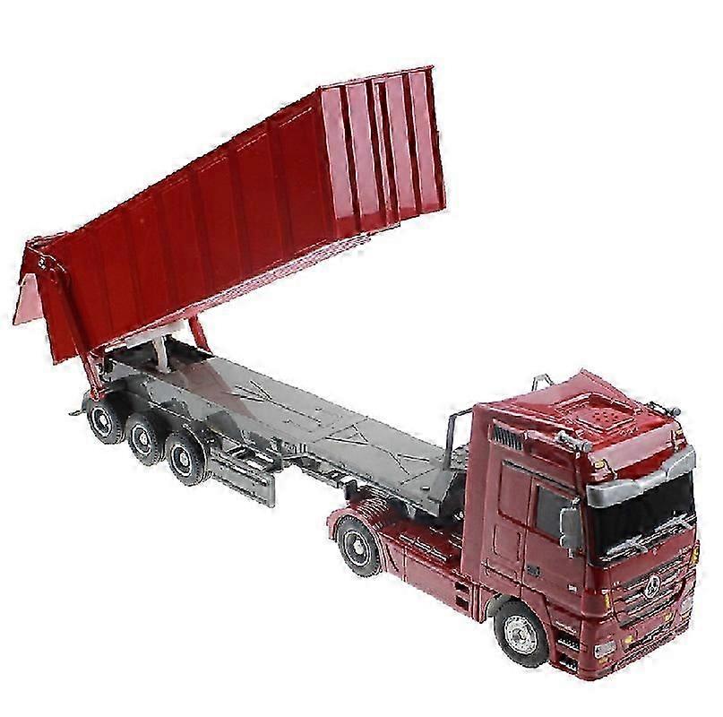 RC Truck 1:32 Dumper 10 Wheel Tilting Cart Radio Control Tip Lorry Auto Lift Engineering Container Vehicle Electronic Hobby Toy