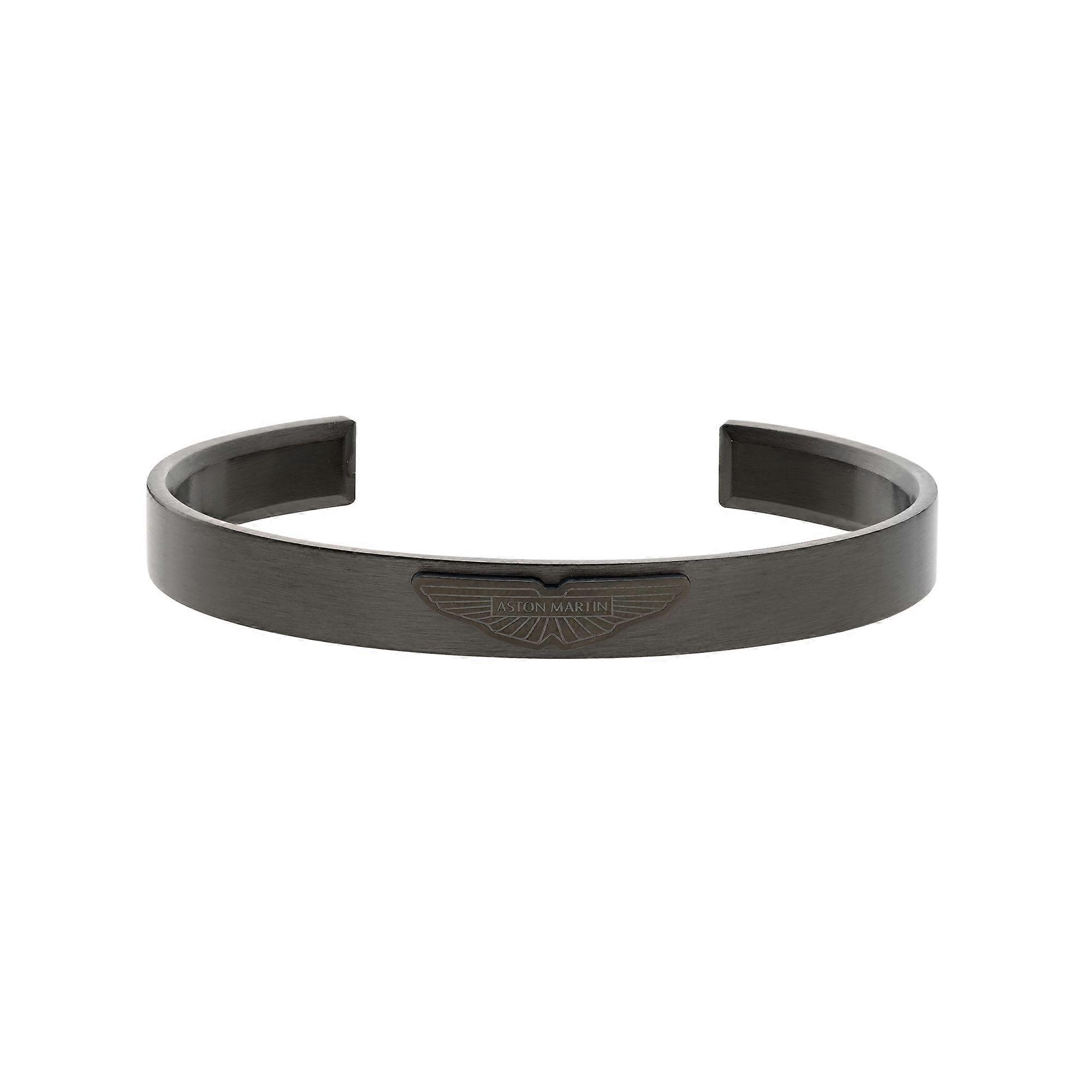 ASTON MARTIN Men's Bracelet Bangle Stainless Steel Black AML ICON MJIBF5BM4