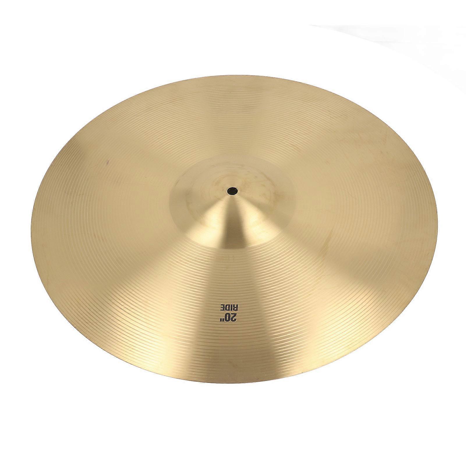 Prato de latão de 20 polegadas com som nítido para bateria de jazz