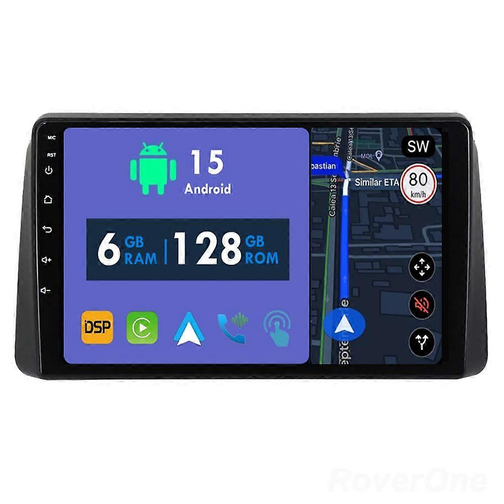 Car Radio 6G+128G CarPlay GPS Navigation Head Unit for Chrysler Grand Voyager 5 2011 - 2015 Android Auto Bluetooth Stereo Touch Screen