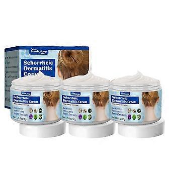Creme para dermatite seborreica 3X, creme para psoríase, tratamento do couro cabeludo para psoríase, creme anti-coceira, proporciona alívio calmante