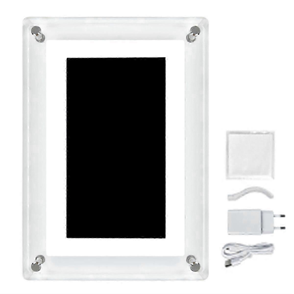 5 Inch Digital Photo Frame 1200mAh IPS Screen EU Plug.