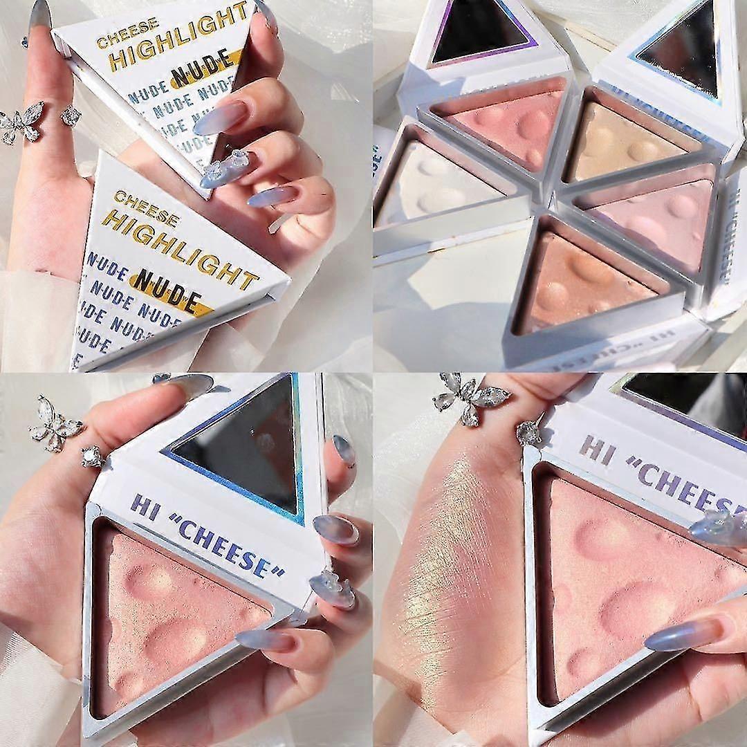 5 Παλέτα επισήμανσης χρώματος Μακιγιάζ Περίγραμμα προσώπου Πούδρα Bronzer Ρουζ