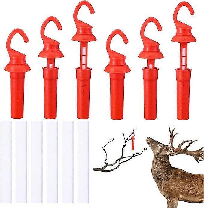 6 Pcs Leak Proof Drop Wick with Replacement Felts Air Tight Scent Dispenser with Rain Protection Easy to Use for Hunting