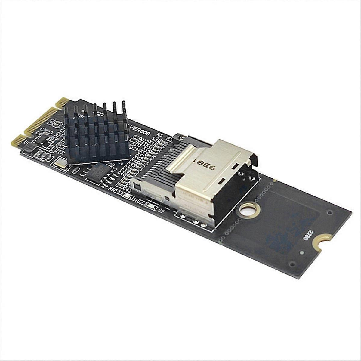 M.2 NVME to SFF-8087 SATA3.0 Mini-SAS/SATA Hard Disk Adapter Card