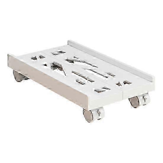 PC Tower Stand with Wheels under Desk CPU Holder Adjustable Stable Mobile Computer Host Stand for Home Office