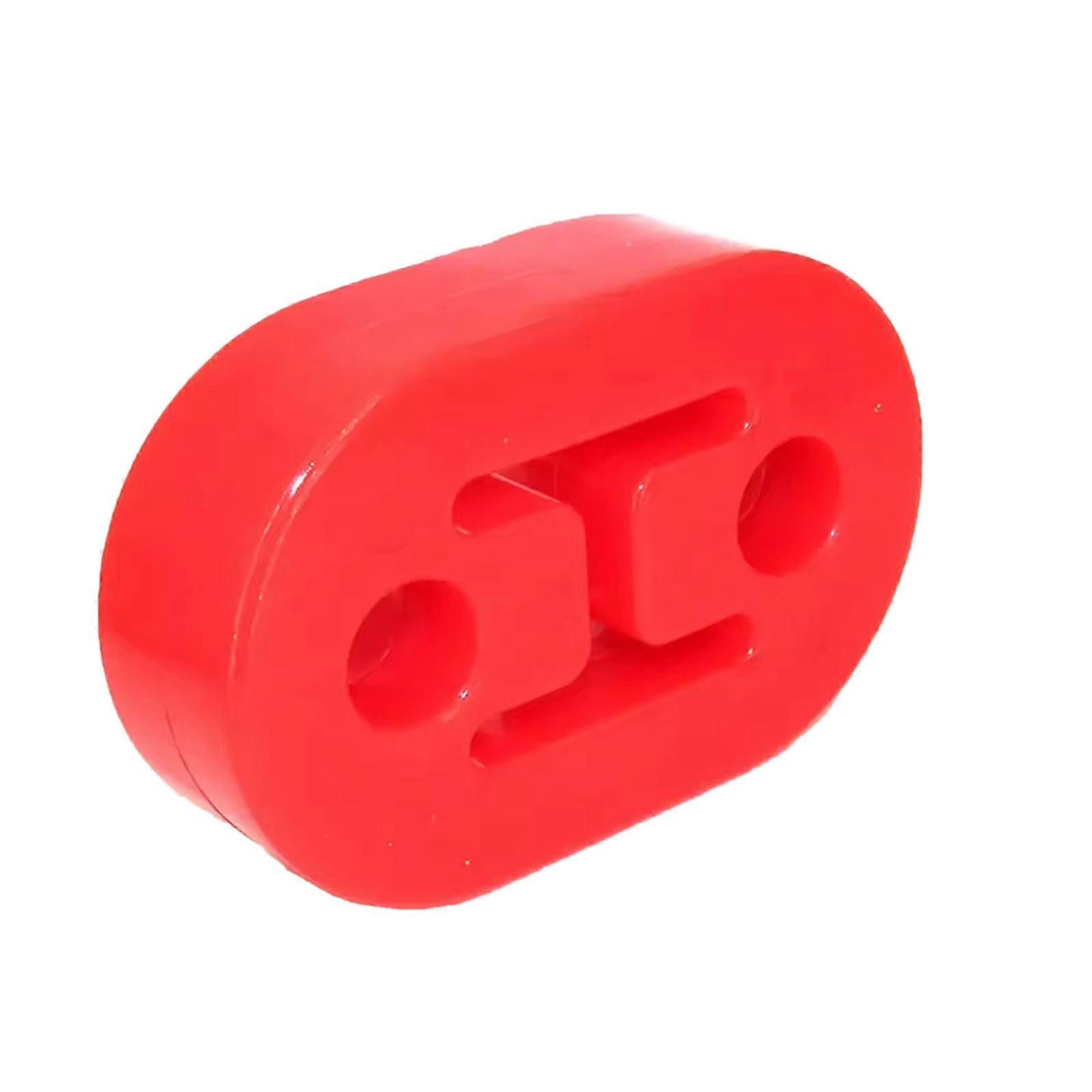 Exhaust Pipe Mount Bracket Hanger Rubber Dampener With Noise Reduction Design Suitable for Most Vehicles  Red