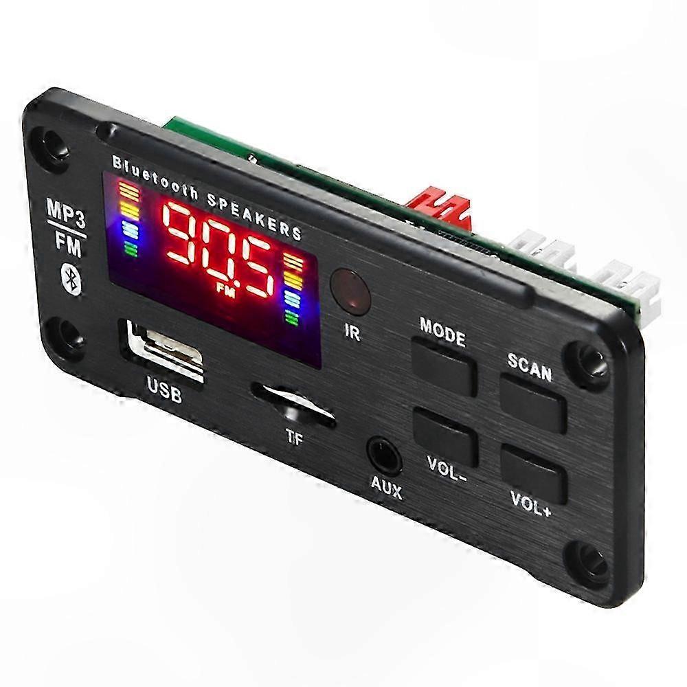 25Wx2 o Amplifier Module with Bluetooth 5.0 and MP3 Decoder for Wireless Music Streaming in Cars