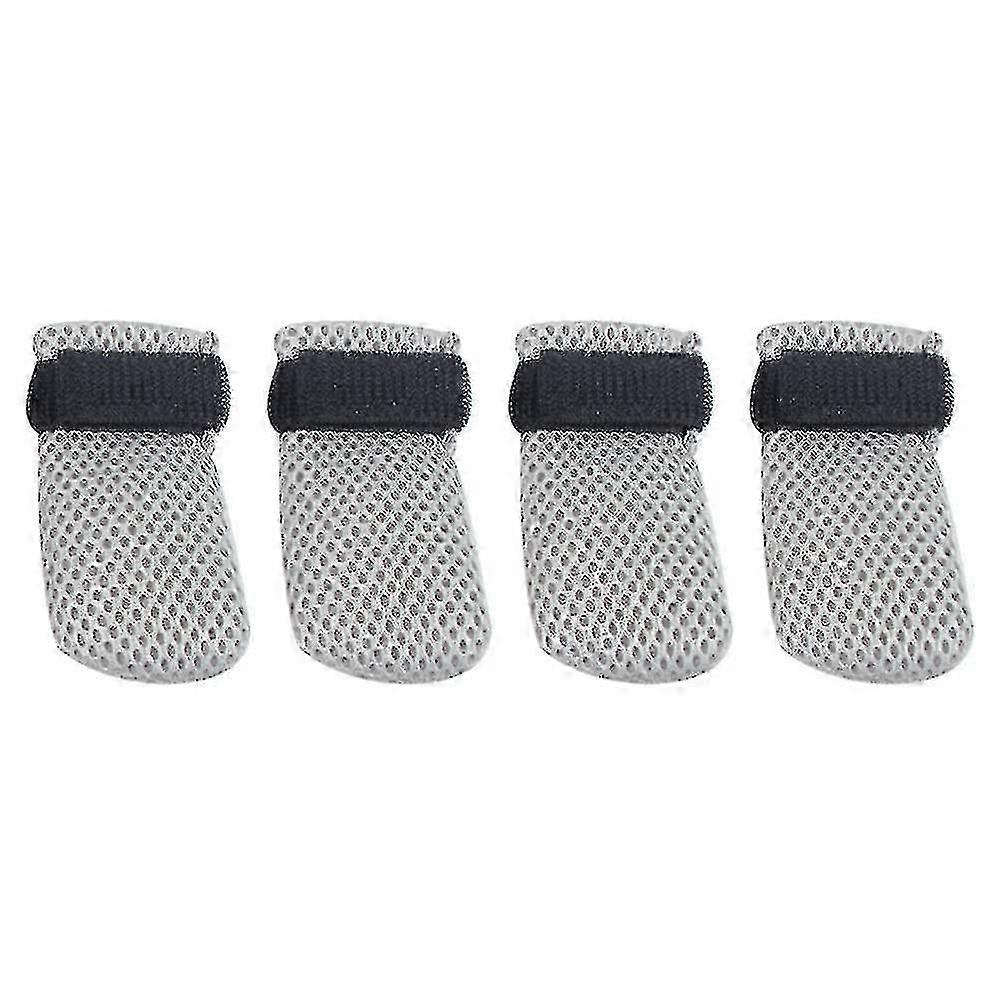 Breathable Mesh Cat Claw Covers, 4-Pack Scratch Protection Paws for Comfort & Safety