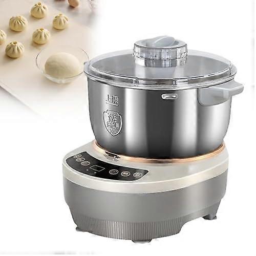 Automatic Dough Kneader With Fermentation, NonStick Stainless Steel Mixer, 7L Capacity, Includes Accessories