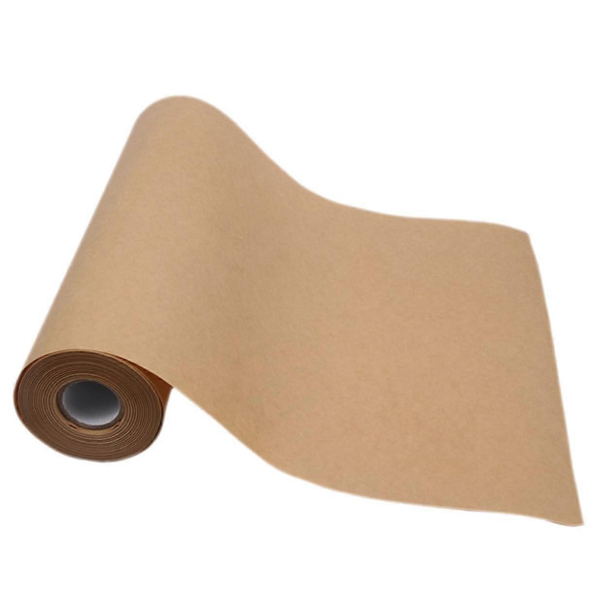 Brown Paper Roll Wrapping Paper For Crafts, Kraft Paper Roll, Floral Arrangements, Natural Pulp Material, DIY Projects