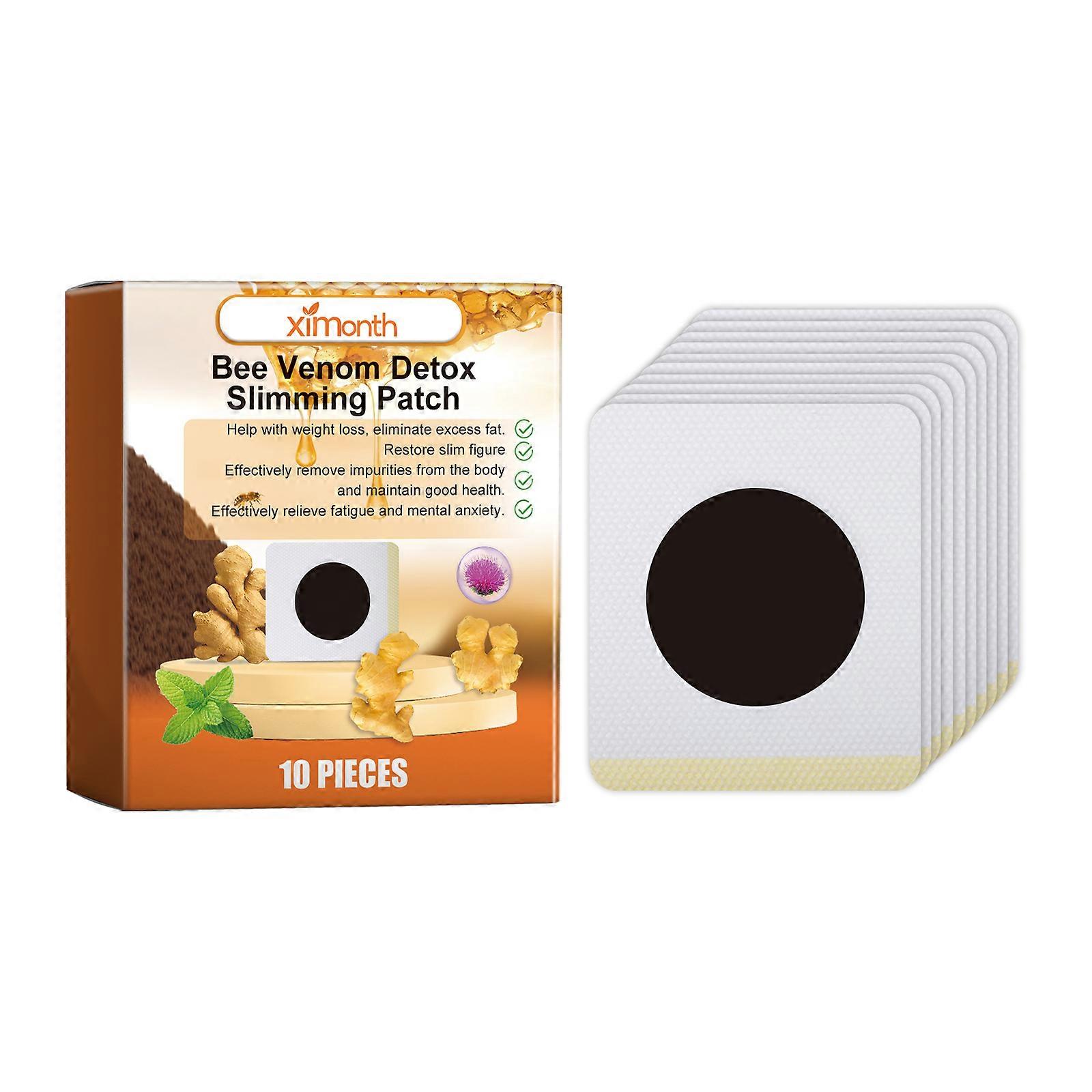 Ximonth Bee-Venom Shaped Lymphatic Patch, Which Relieves Lymphatic Swelling And Tightenes Body And Arms - Meat Belly Button Patch