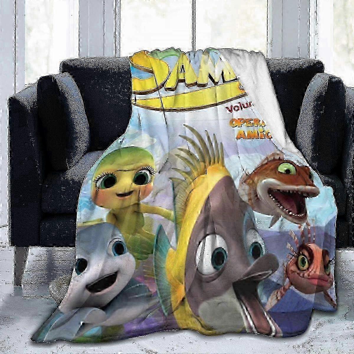 Sammy And Co. Youth Plush Blanket With Plush Design Adjustable Size Ideal For All Seasons Machine Washable And Hand Washjvrivjh548