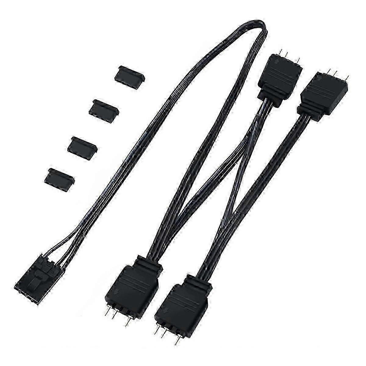 ARGB Splitter Extension Cable for Commander Core and ICUE Commander - Connects to 5V 3-Pin ARGB Headers 1-4
