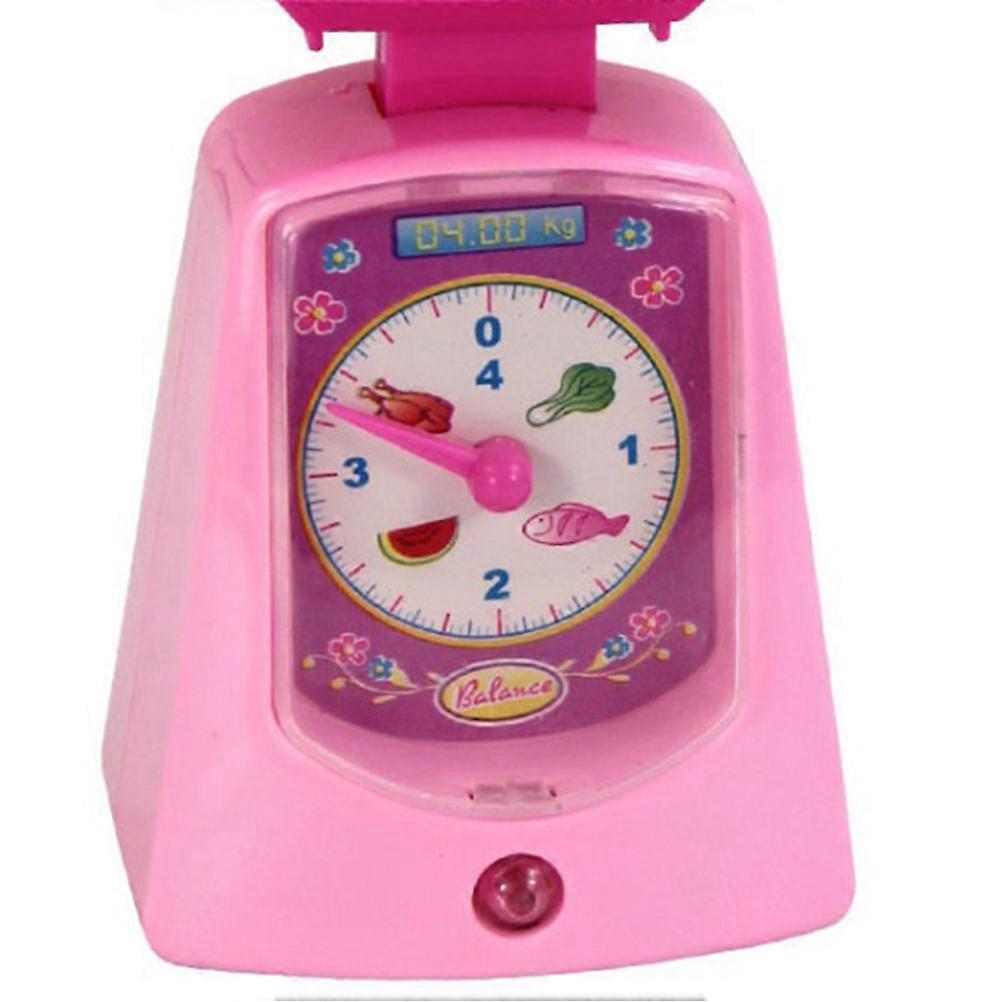 Wooden Weight Scale Mini Electronic Simulation Electronic Scale Toy for Kids