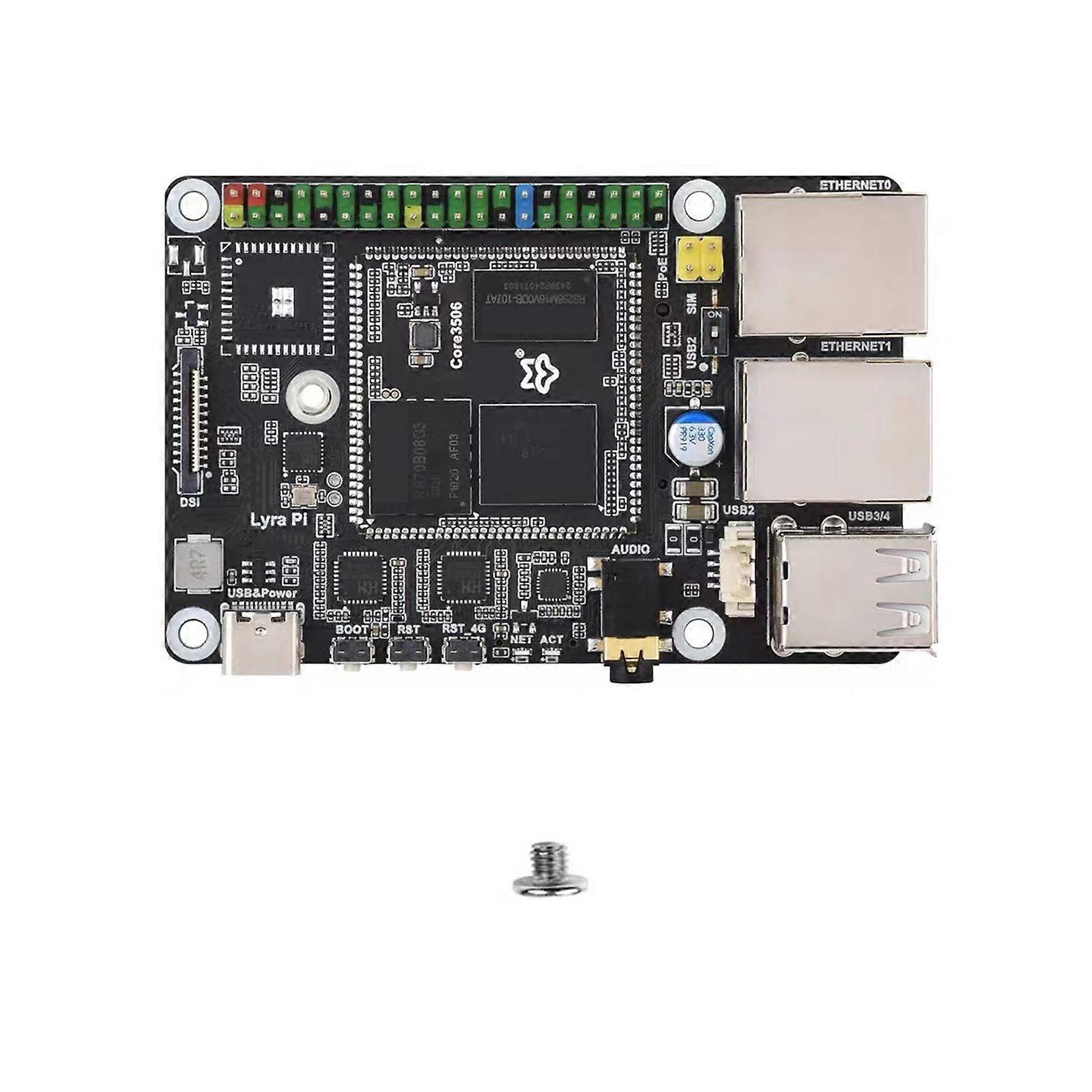 Embeddedly Computer Board 3506 Series Multiple Interfaces Support WiFi BT5.2 Enable Efficient Port Management Multicolor